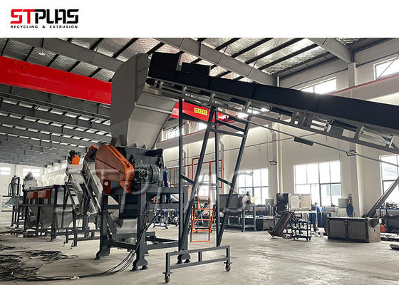 156kW 1000kg/H SUS304 HDPE ドラム/ボトル/バスケット/バレル用洗浄ライン